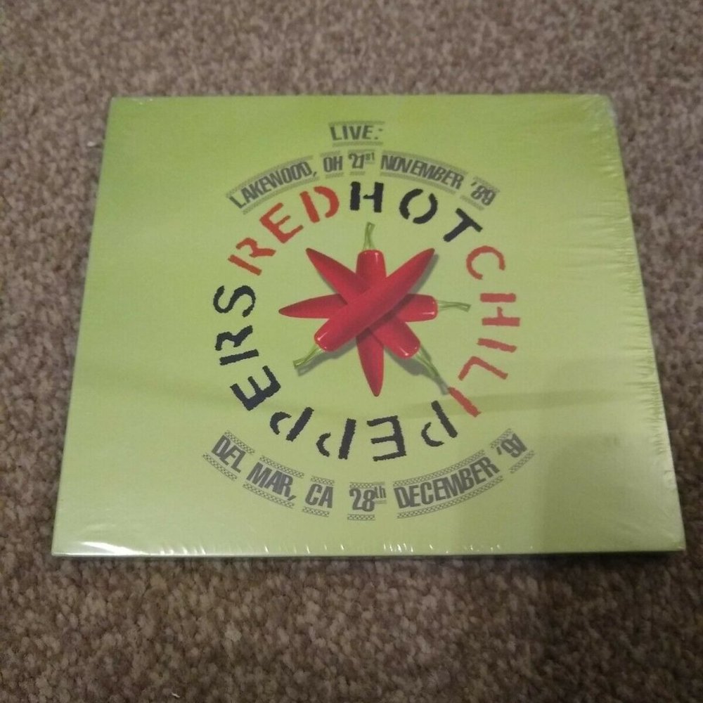 Red Hot Chili Peppers Live CD ~ Lakewood, OH 1989 & Del Mar, CA 1991 ~ Sealed!